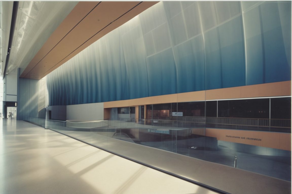 Los Angeles museum interior with climate control window films